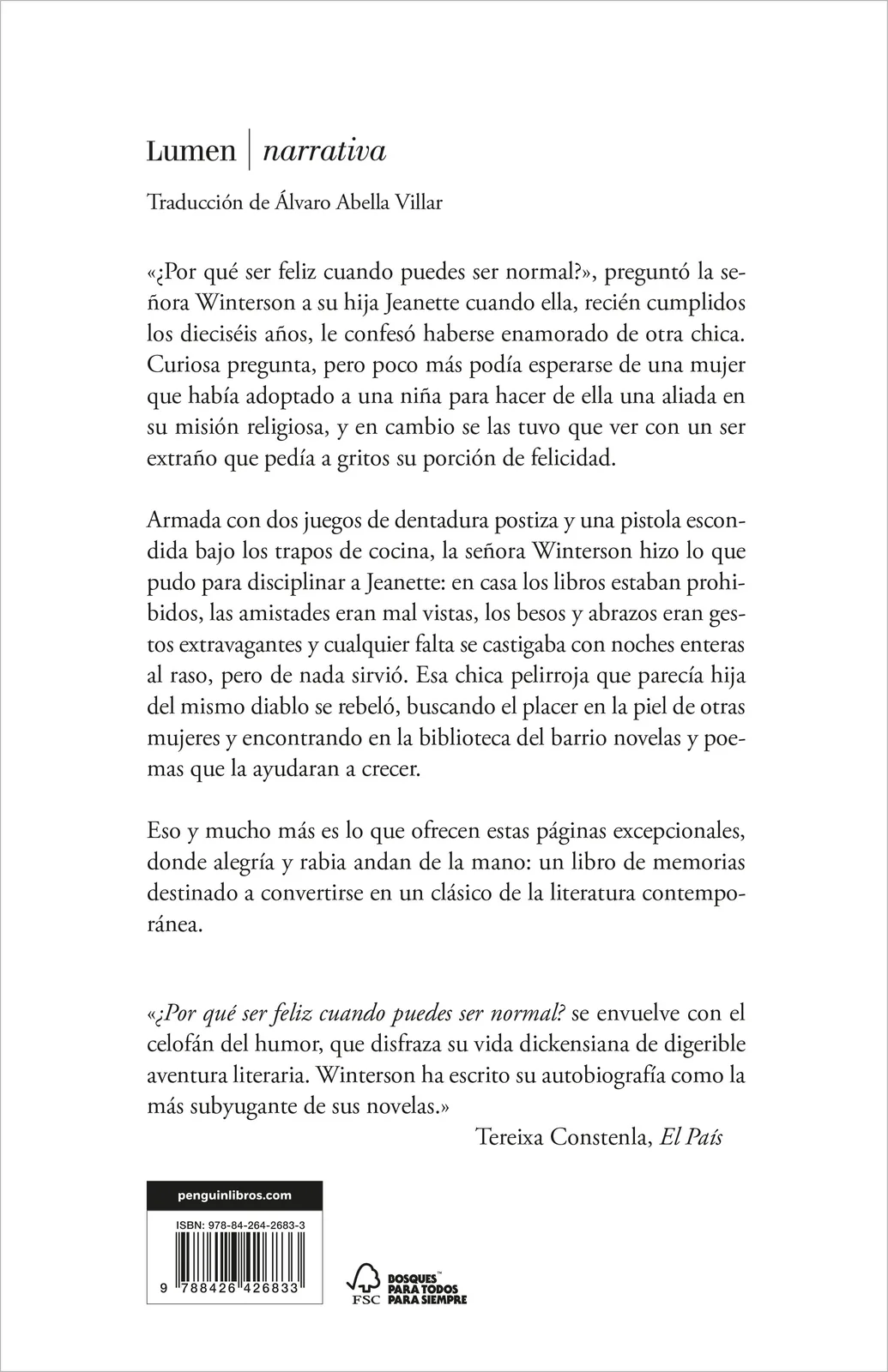 ¿Por qué ser feliz cuando puedes ser normal?