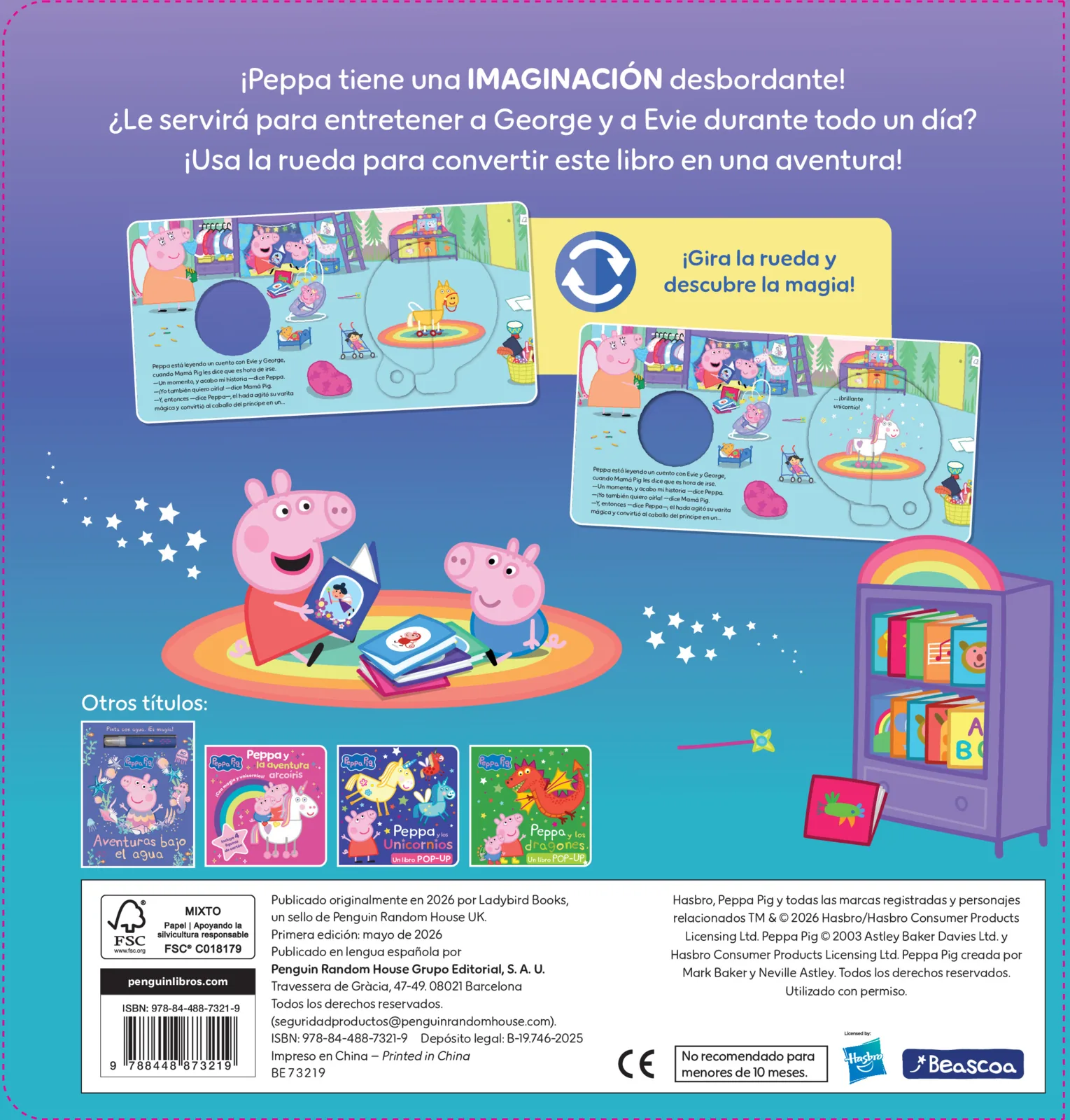 Peppa Pig. Libro de cartón - El cuento mágico de Peppa