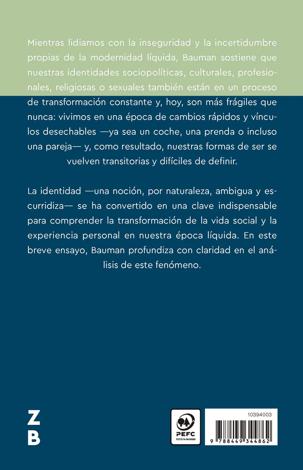 Identidad. Conversaciones con Benedetto Vecchi