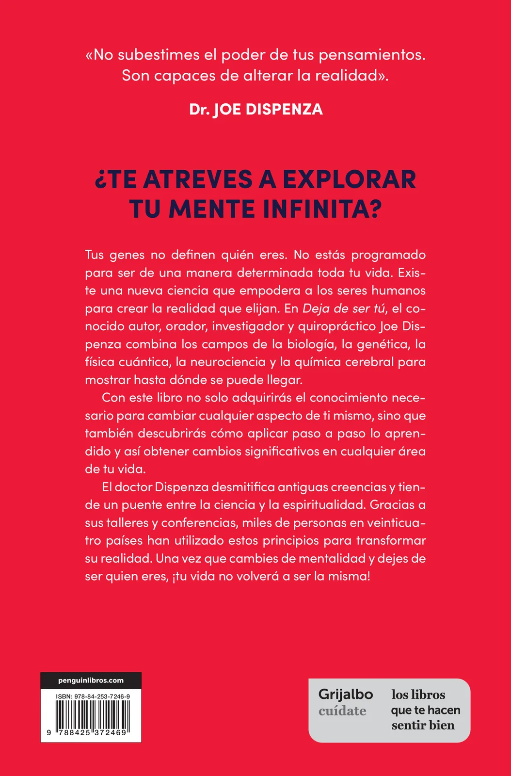 Deja de ser tú