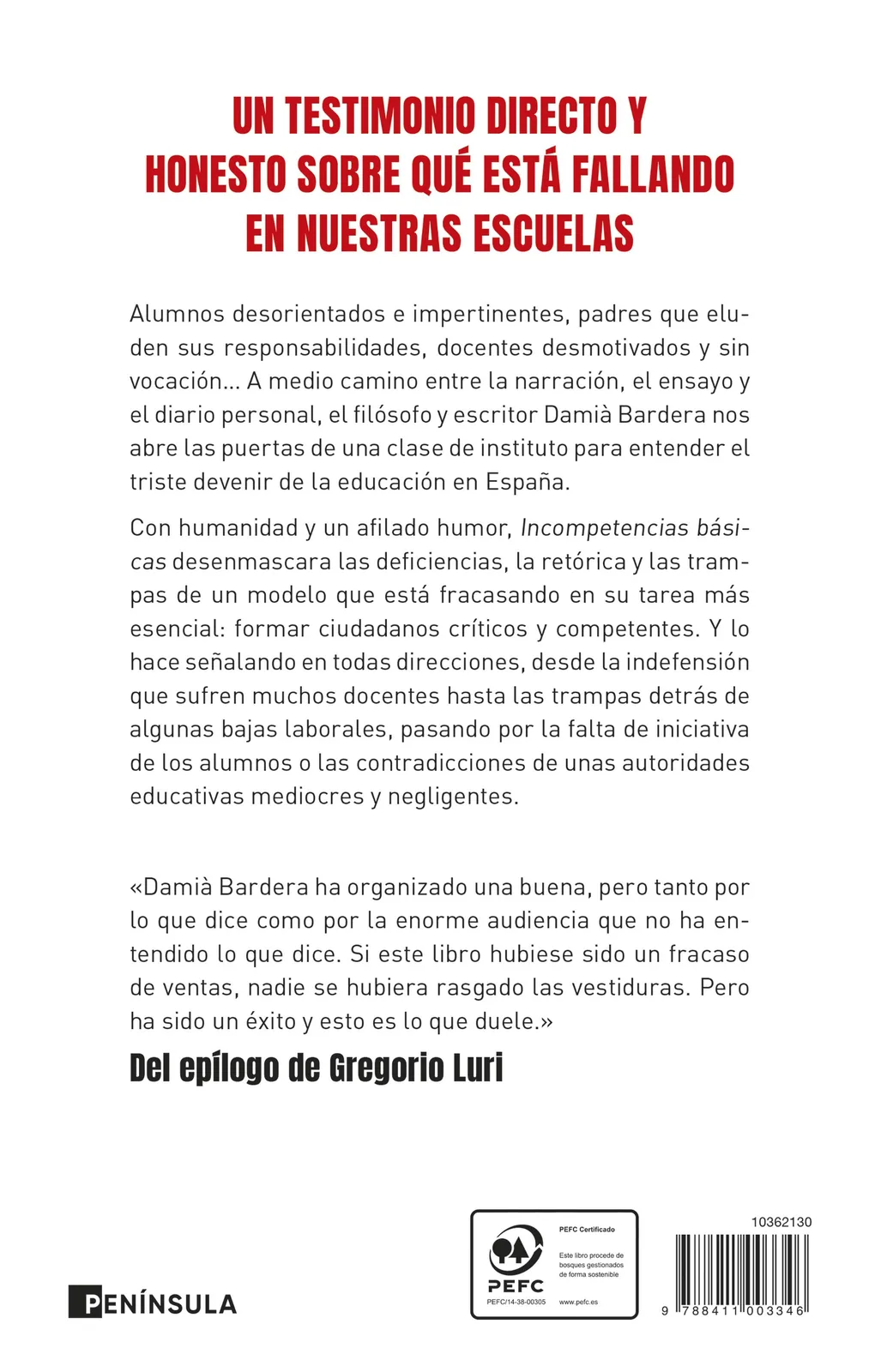 Incompetencias básicas