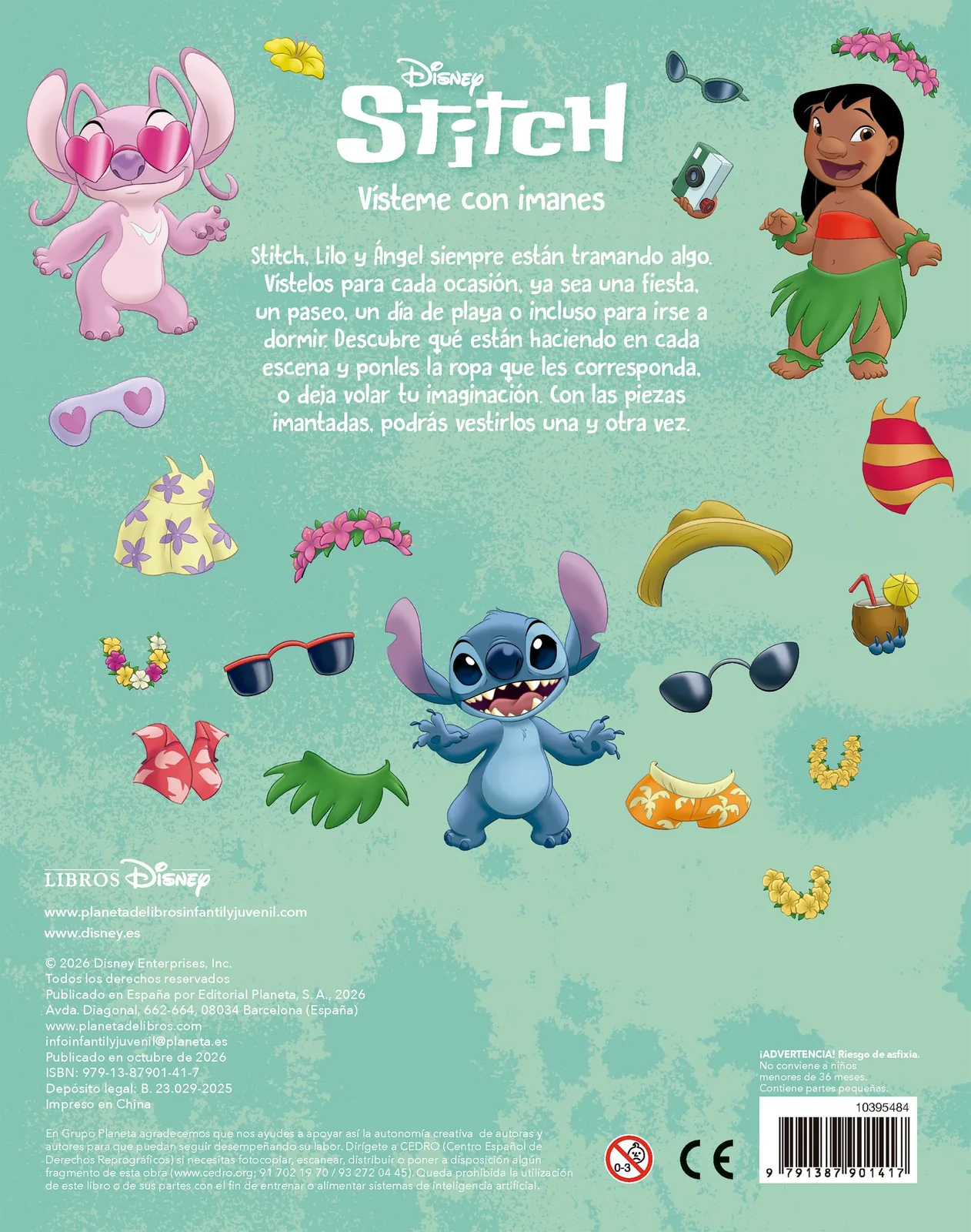Stitch. Vísteme con imanes