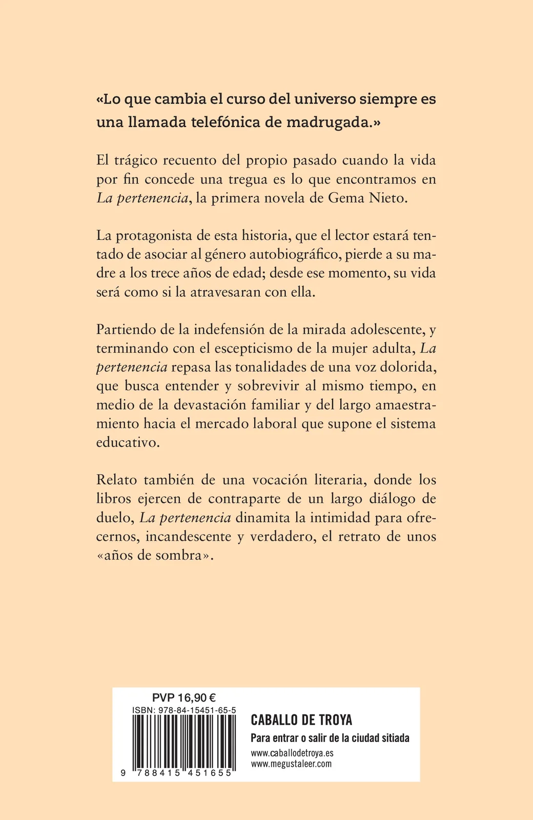 La pertenencia