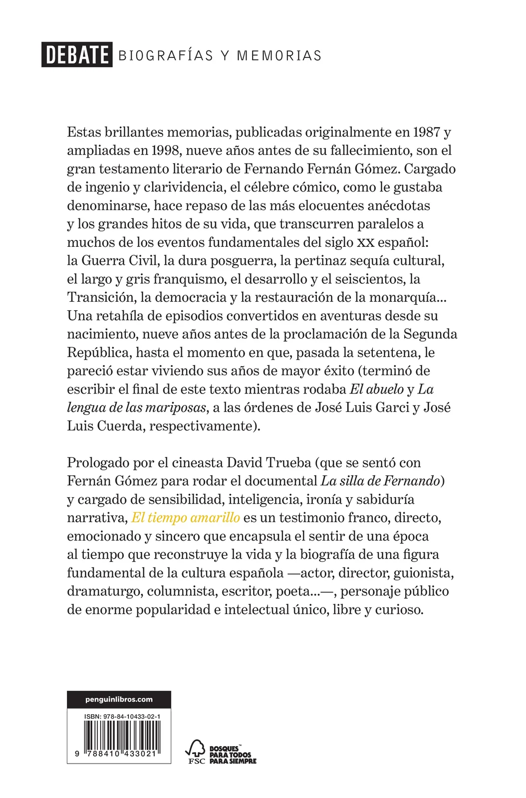 El tiempo amarillo