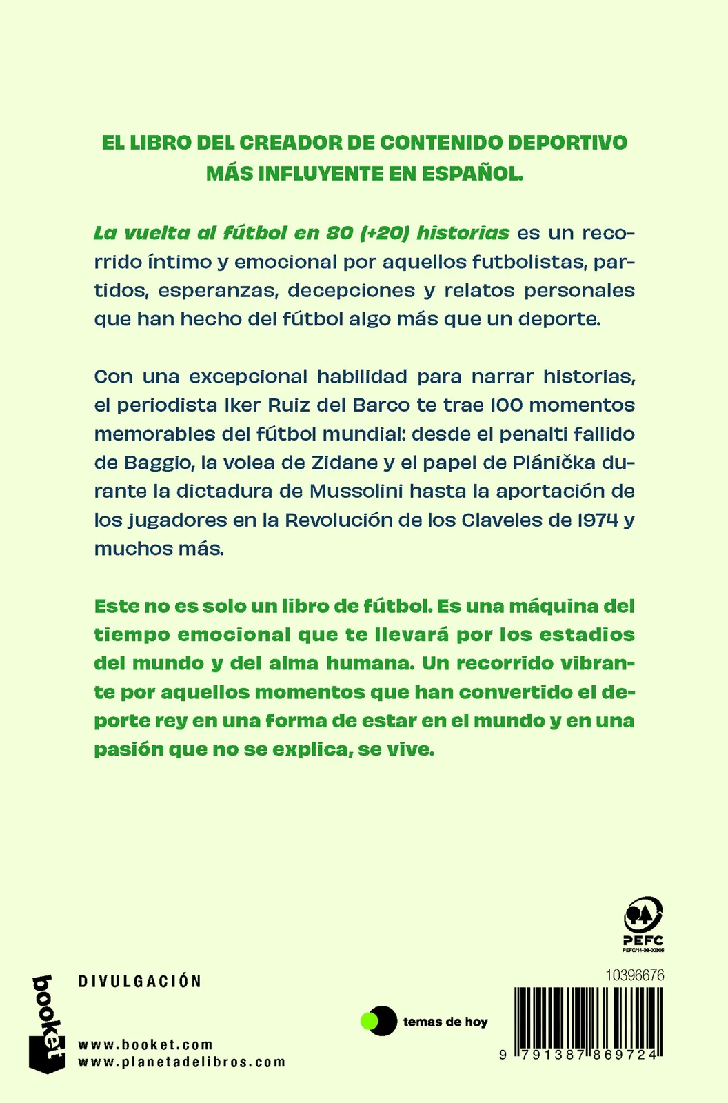 La vuelta al fútbol en 80 (+20) historias