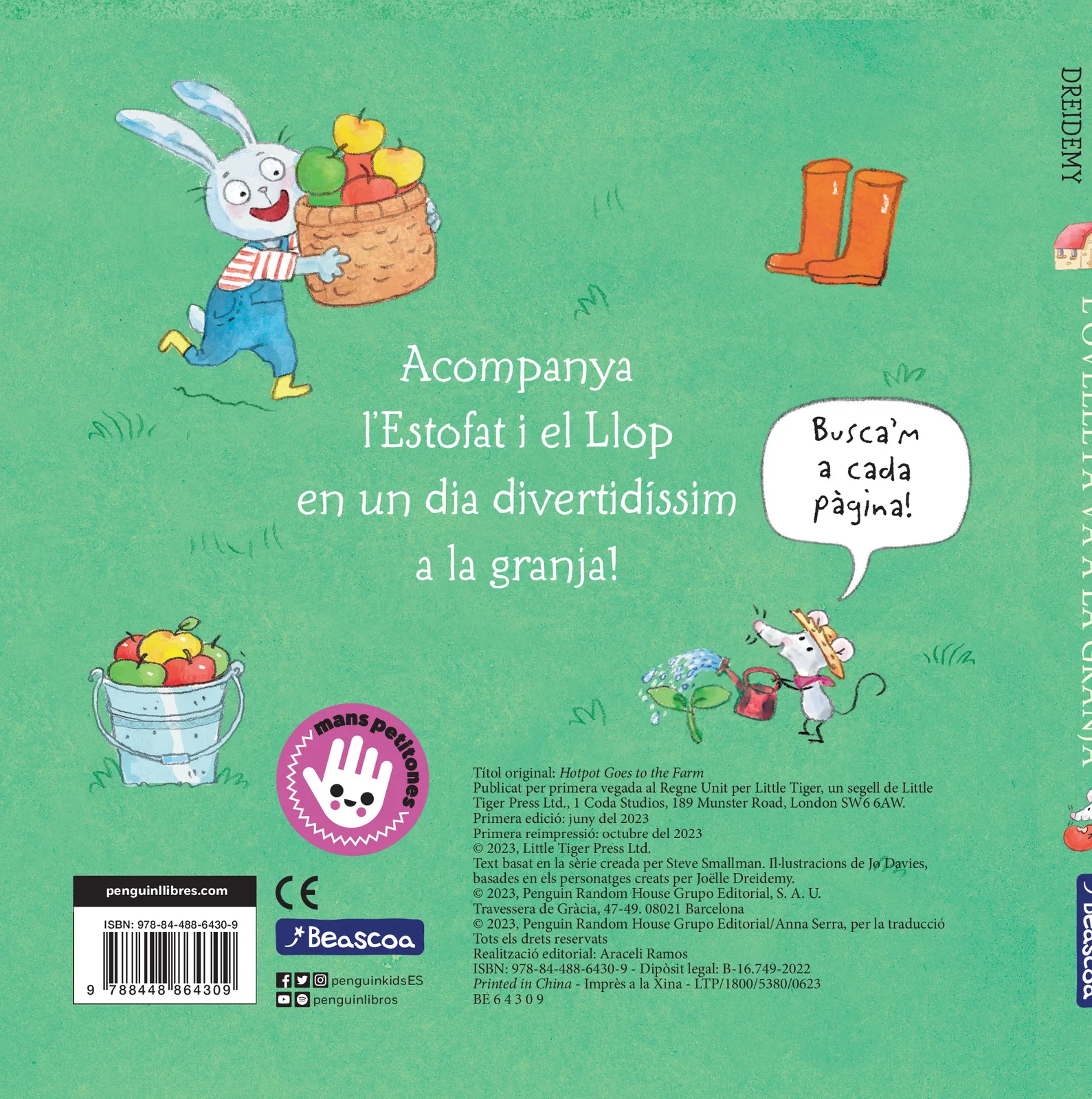 L'ovelleta va a la granja (L'ovelleta que va venir a sopar. Llibre de cartró amb mecanismes)