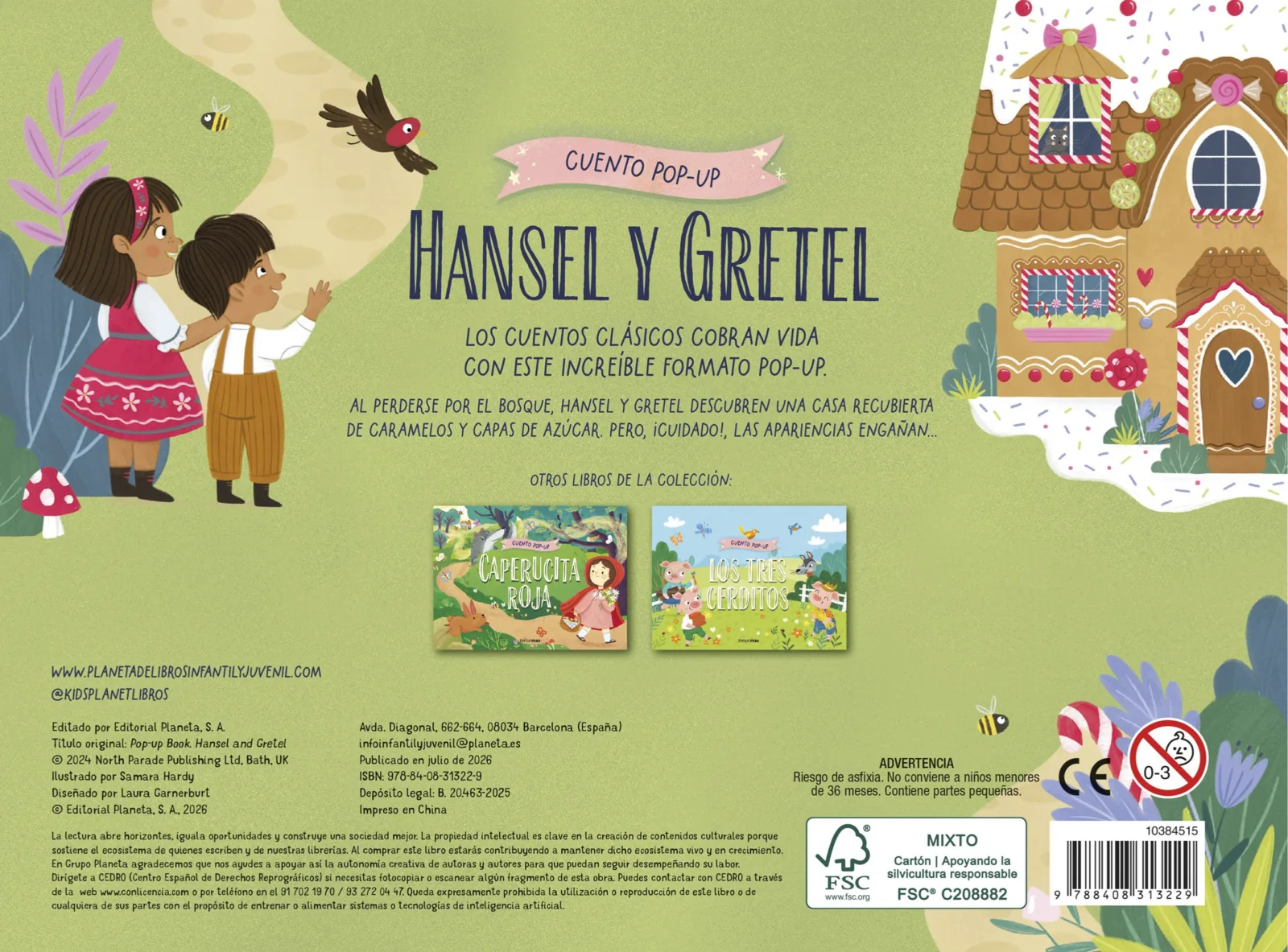 Hansel y Gretel. Cuento pop-up