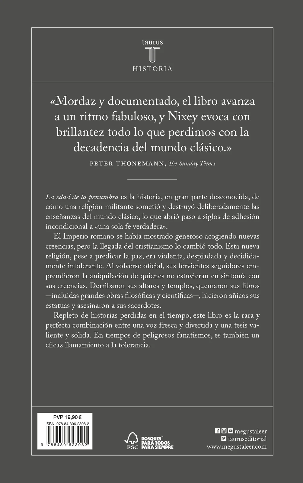 La edad de la penumbra