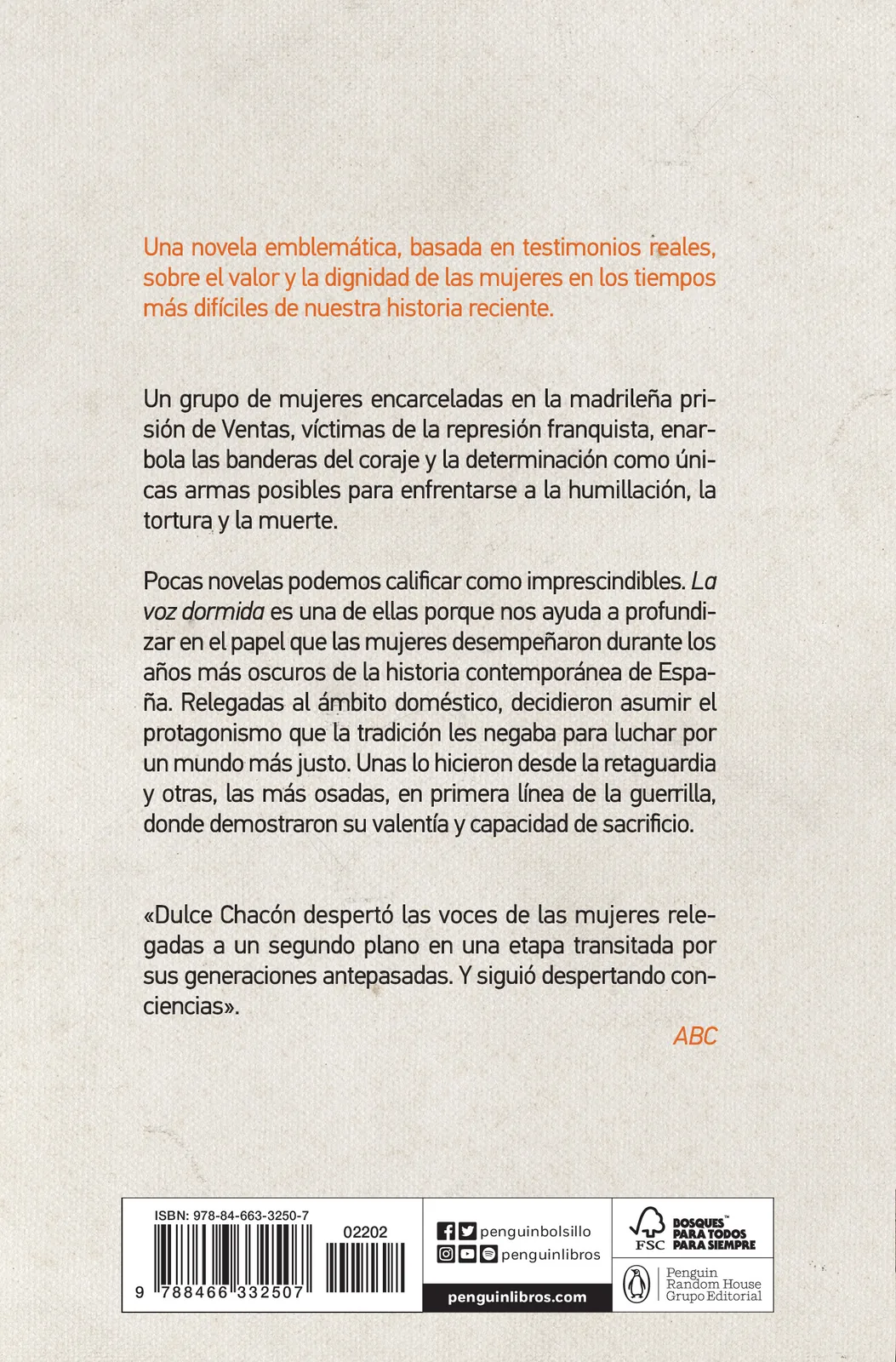 La voz dormida