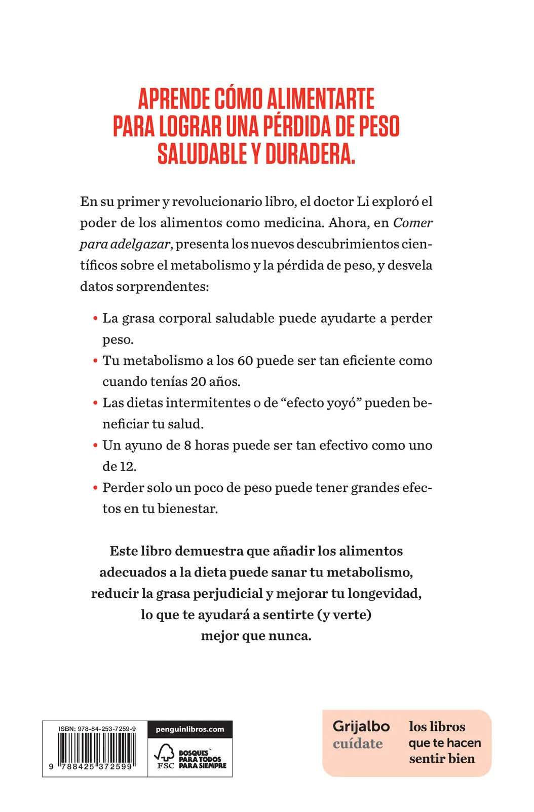 Comer para adelgazar