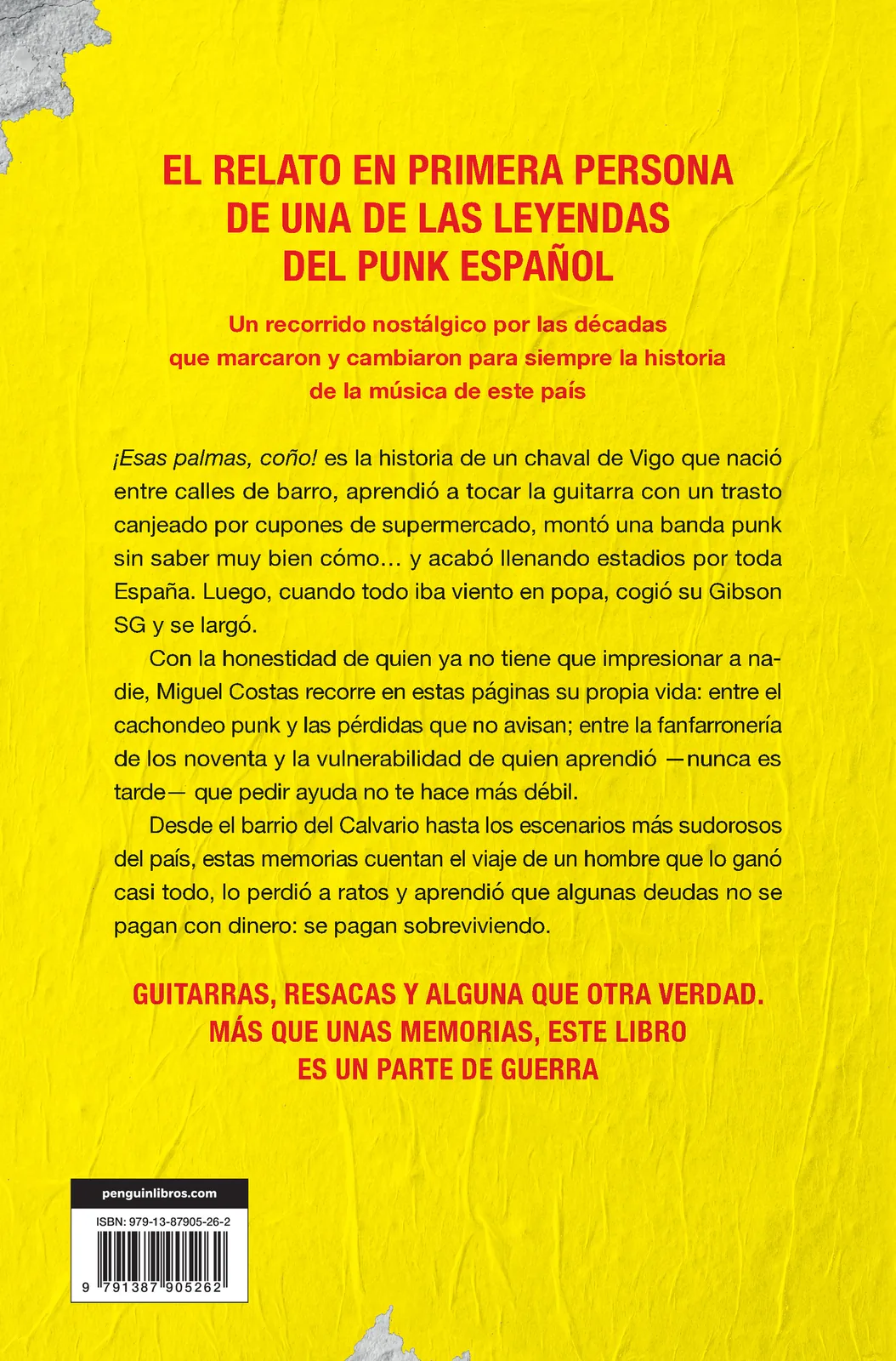 ¡Esas palmas, coño!