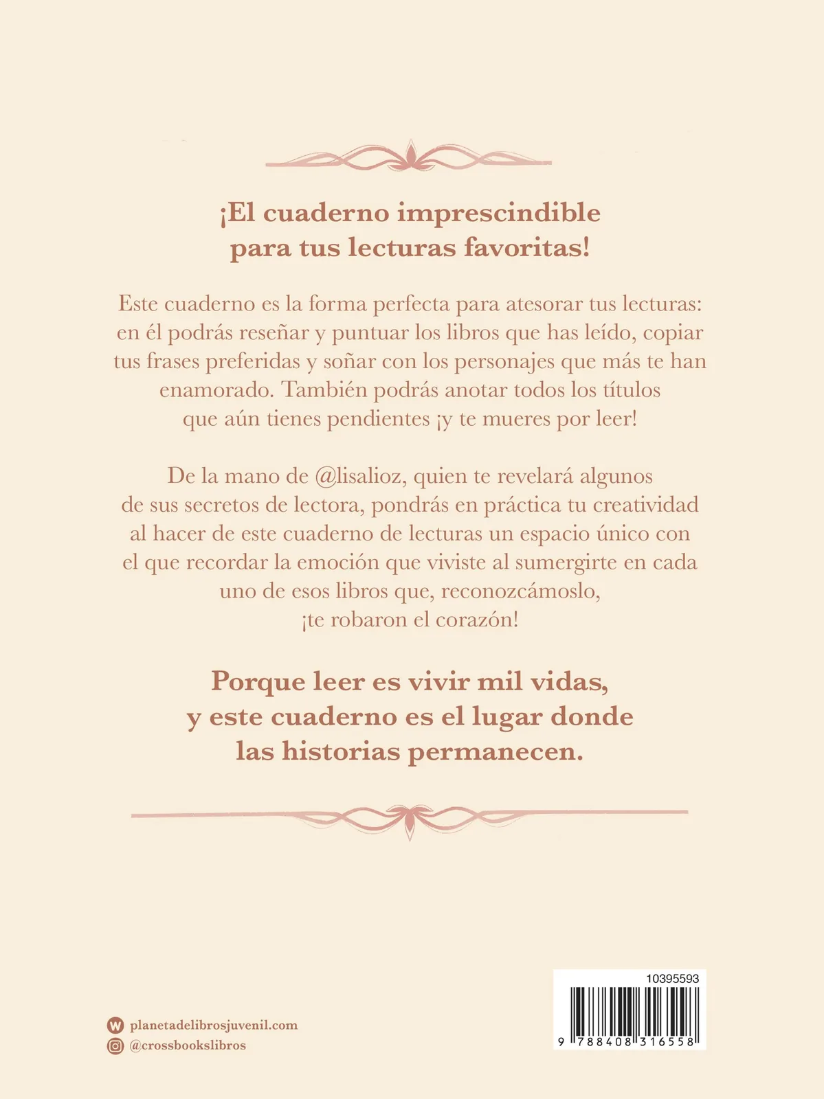 Cuaderno de lecturas. By @lisalioz