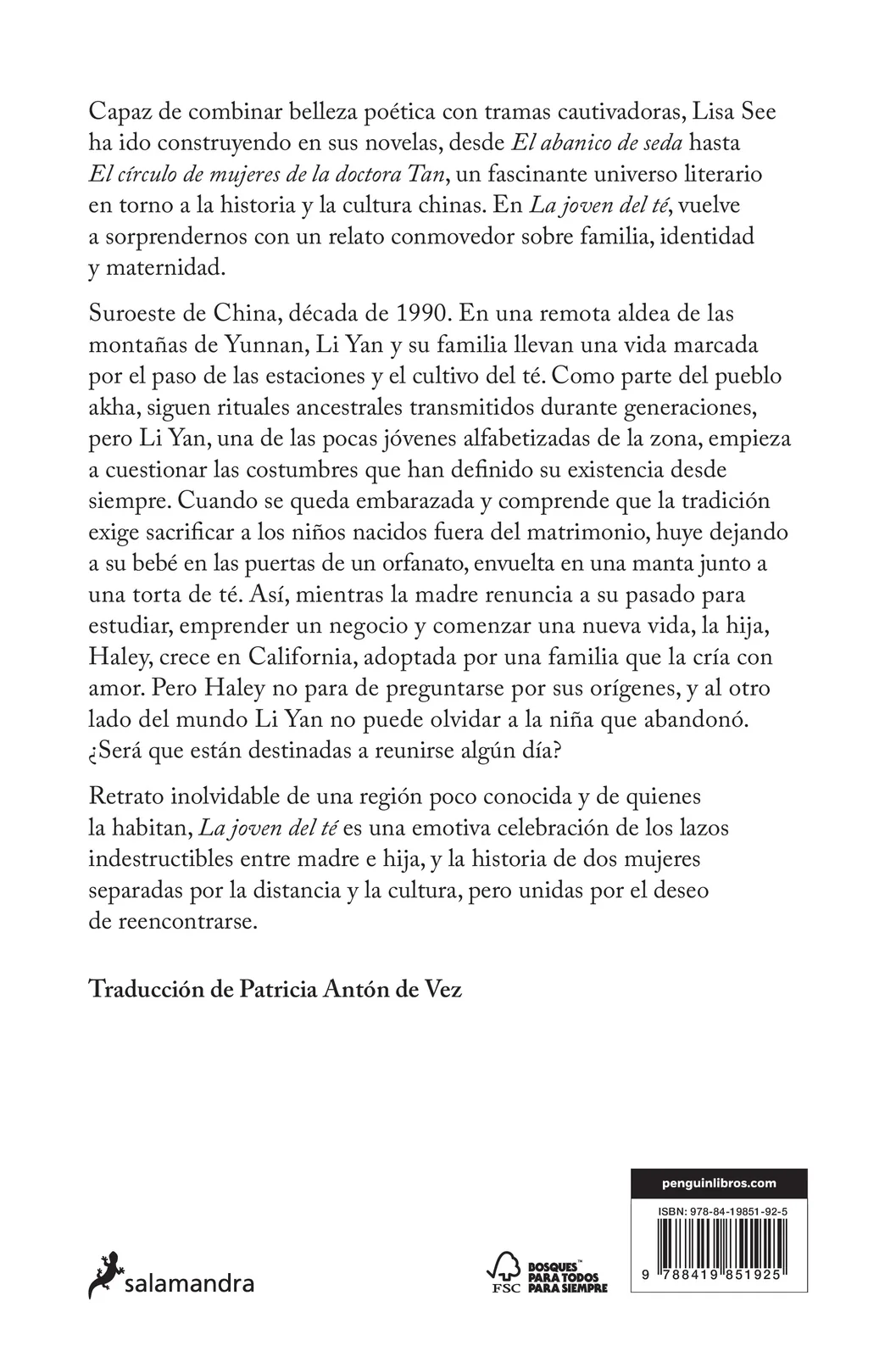 La joven del té