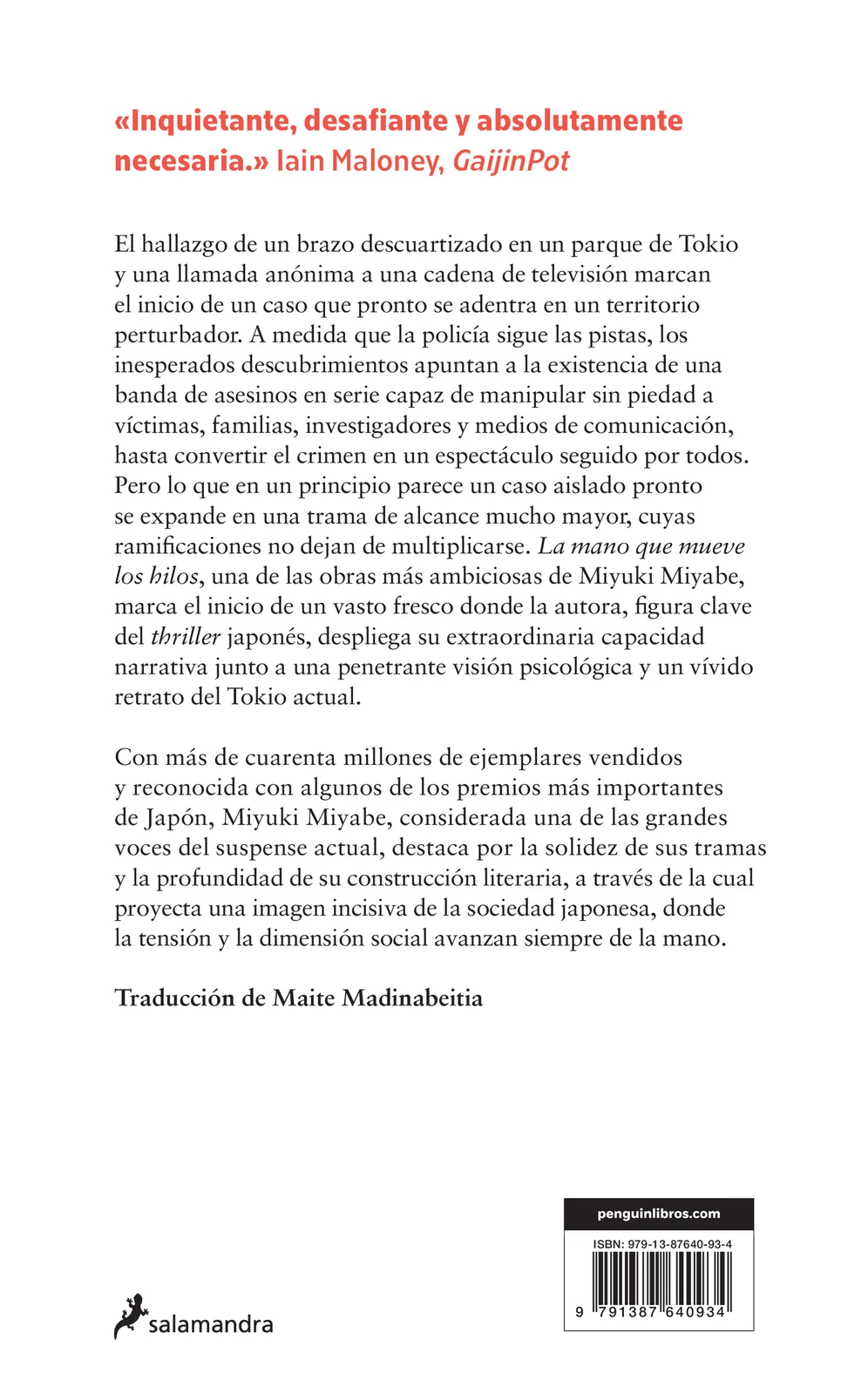 La mano que mueve los hilos