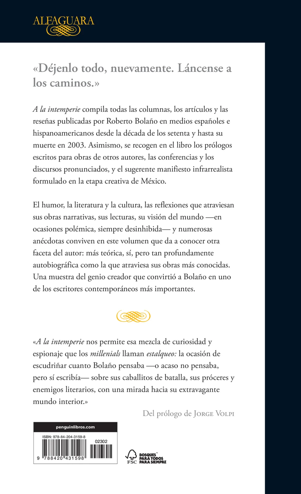 A la intemperie