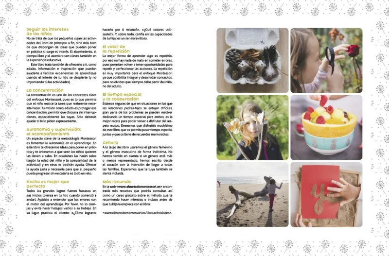 Montessorízate. Libro de actividades para disfrutar y conectar en familia