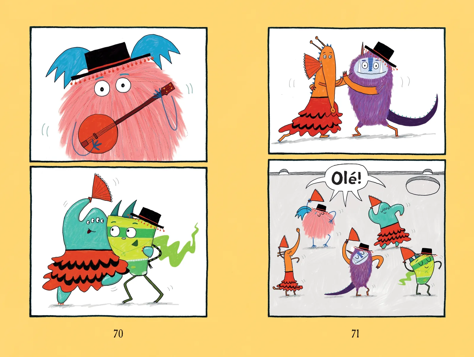 Monsters on a Plane