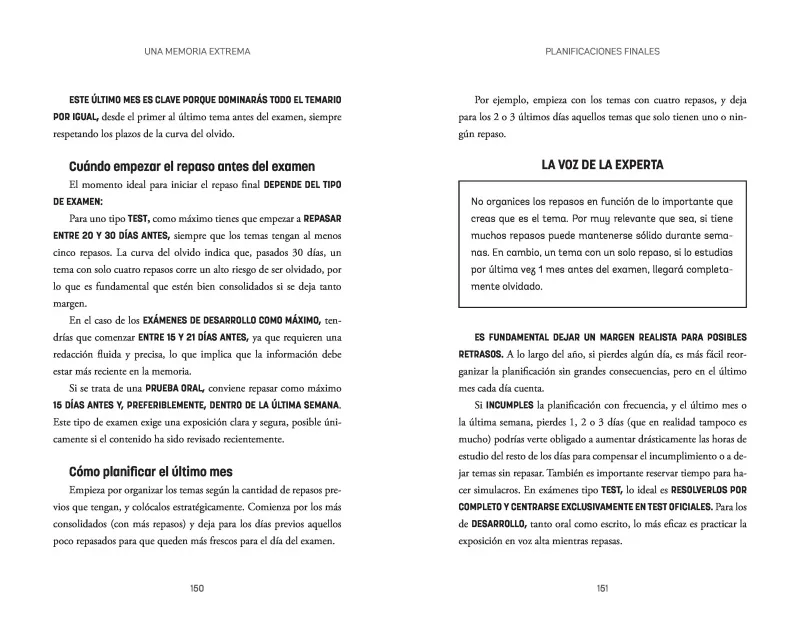 Una memoria extrema