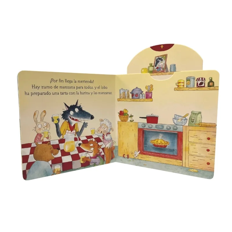 L'ovelleta va a la granja (L'ovelleta que va venir a sopar. Llibre de cartró amb mecanismes)