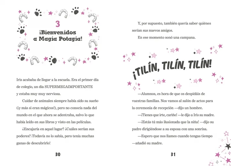 Iris y Luna: cuidadoras de cachorritos mágicos 1 - ¡Un cole lleno de magia!