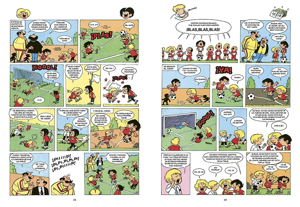 Zipi y Zape. Futbolerías