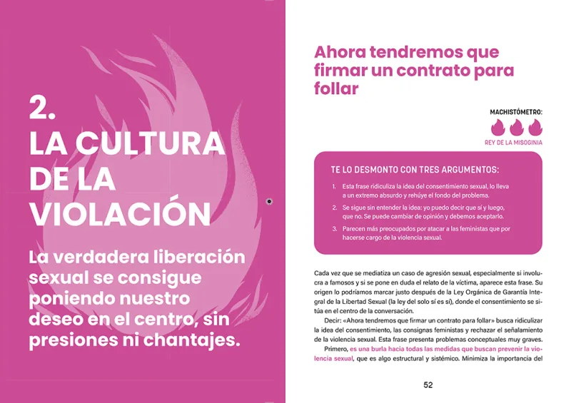 Fuego al machismo moderno