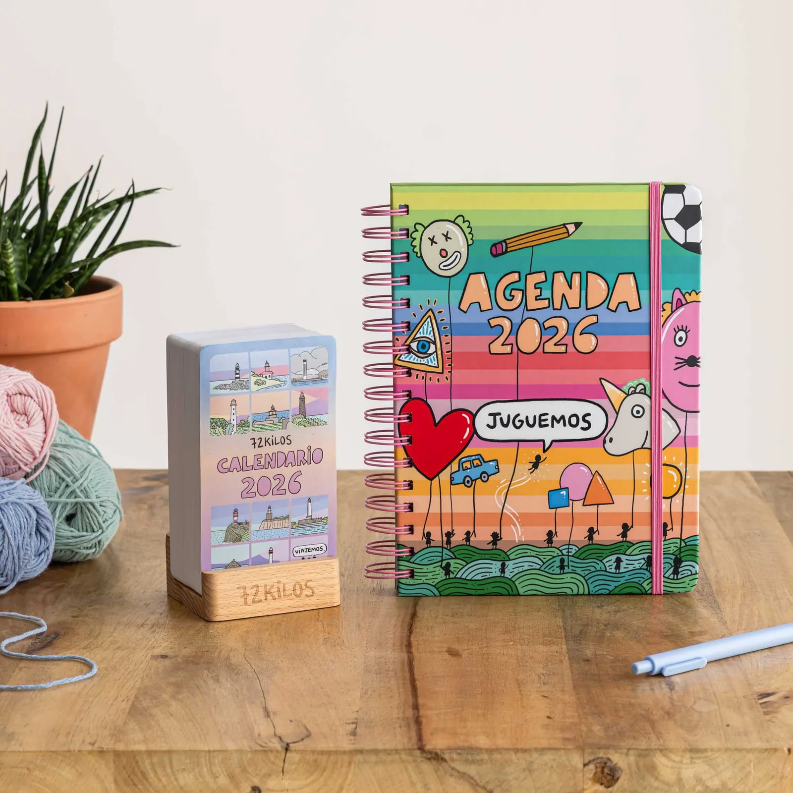 Agenda anual semanal 2026 72 kilos
