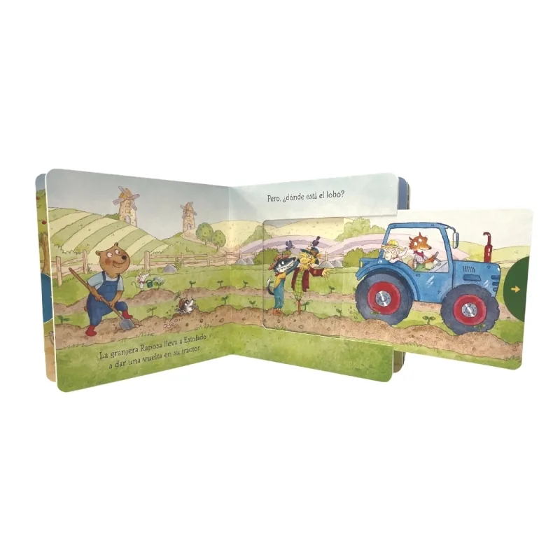 L'ovelleta va a la granja (L'ovelleta que va venir a sopar. Llibre de cartró amb mecanismes)