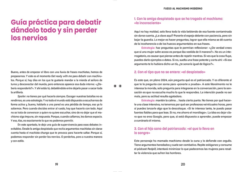 Fuego al machismo moderno