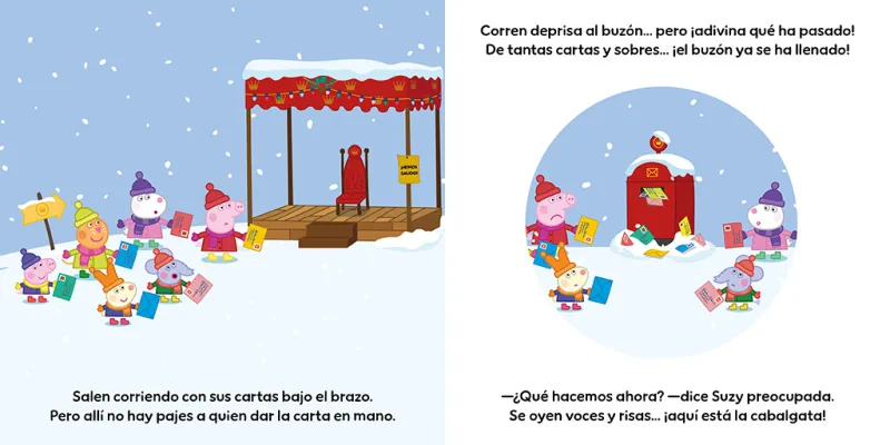 Peppa Pig. Libro de cartón - Peppa y los Reyes Magos