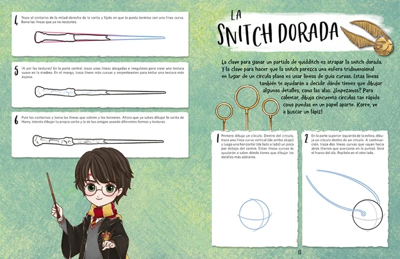 Aprende a dibujar con Harry Potter (libro oficial) (Harry Potter)