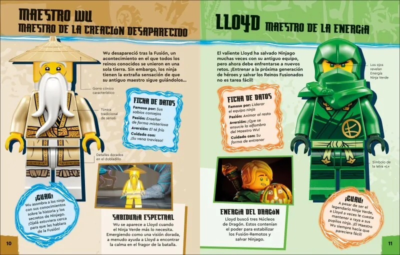 Lego Ninjago. El renacer de los dragones. Enciclopedia de personajes