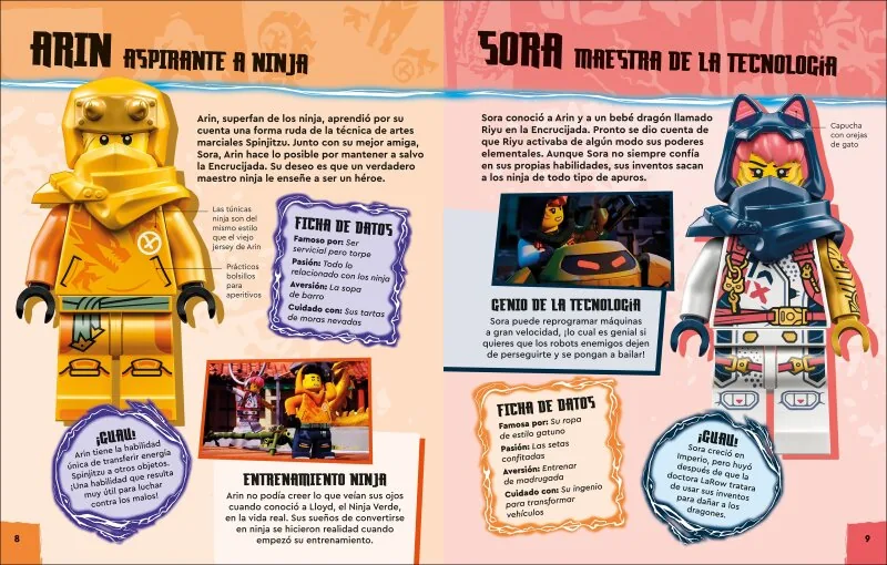 Lego Ninjago. El renacer de los dragones. Enciclopedia de personajes