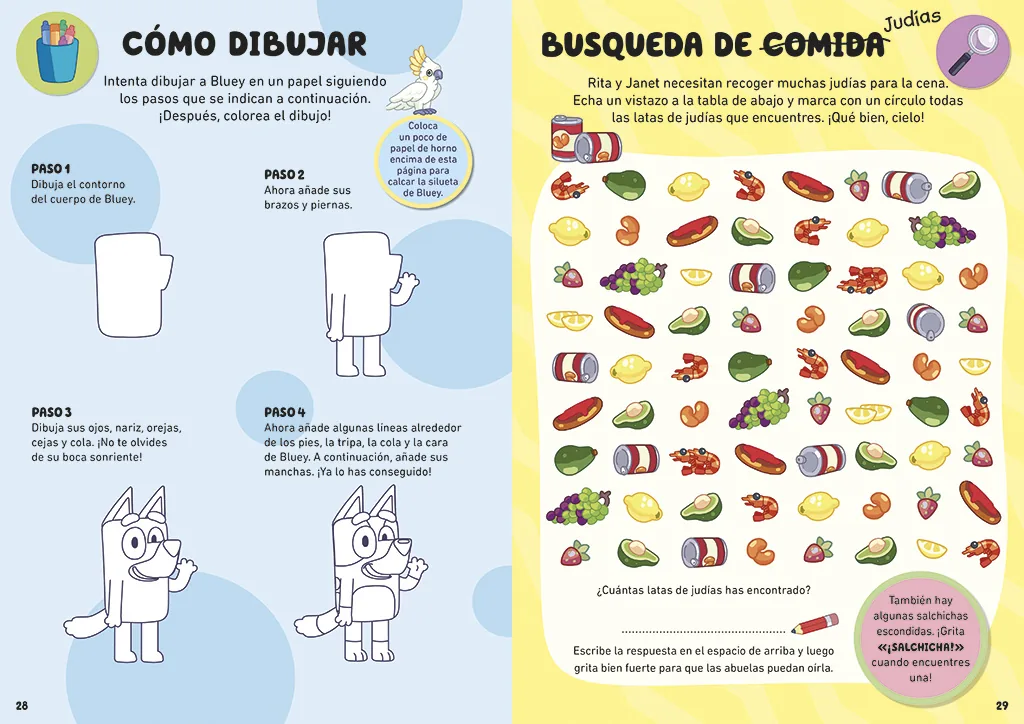Bluey. Cuaderno de vacaciones - Juegos de verano (4-5 años)