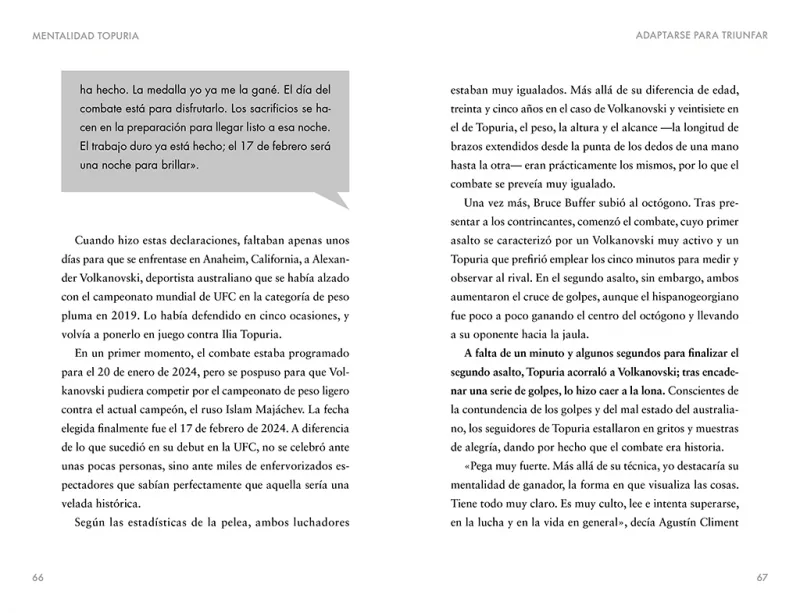 Mentalidad Topuria (edición limitada)
