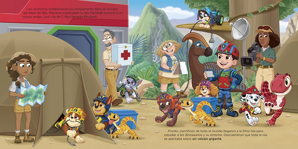 Paw Patrol | Patrulla Canina. El libro de la película - Misión Dinosaurio