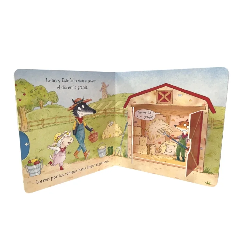 L'ovelleta va a la granja (L'ovelleta que va venir a sopar. Llibre de cartró amb mecanismes)