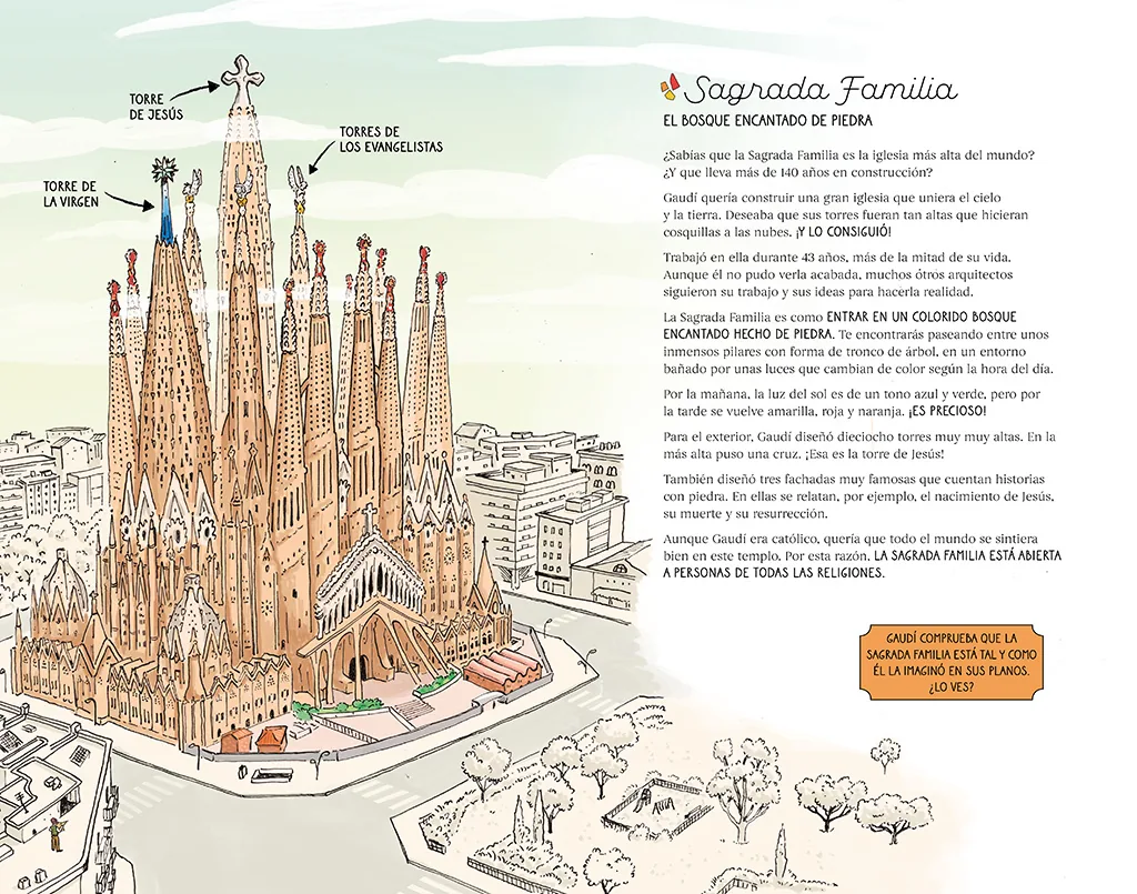El gran libro de Gaudí. Busca y aprende