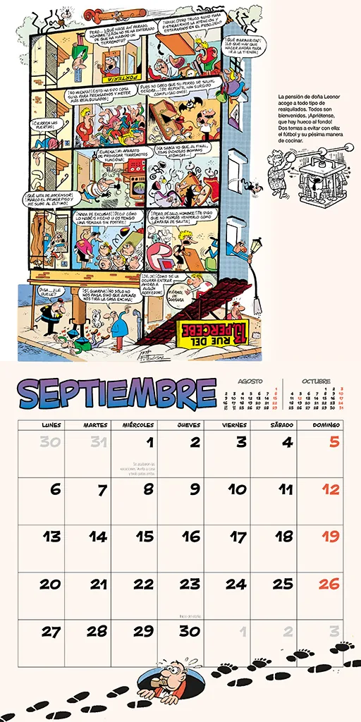 Calendario 13, Rue del Percebe 2027