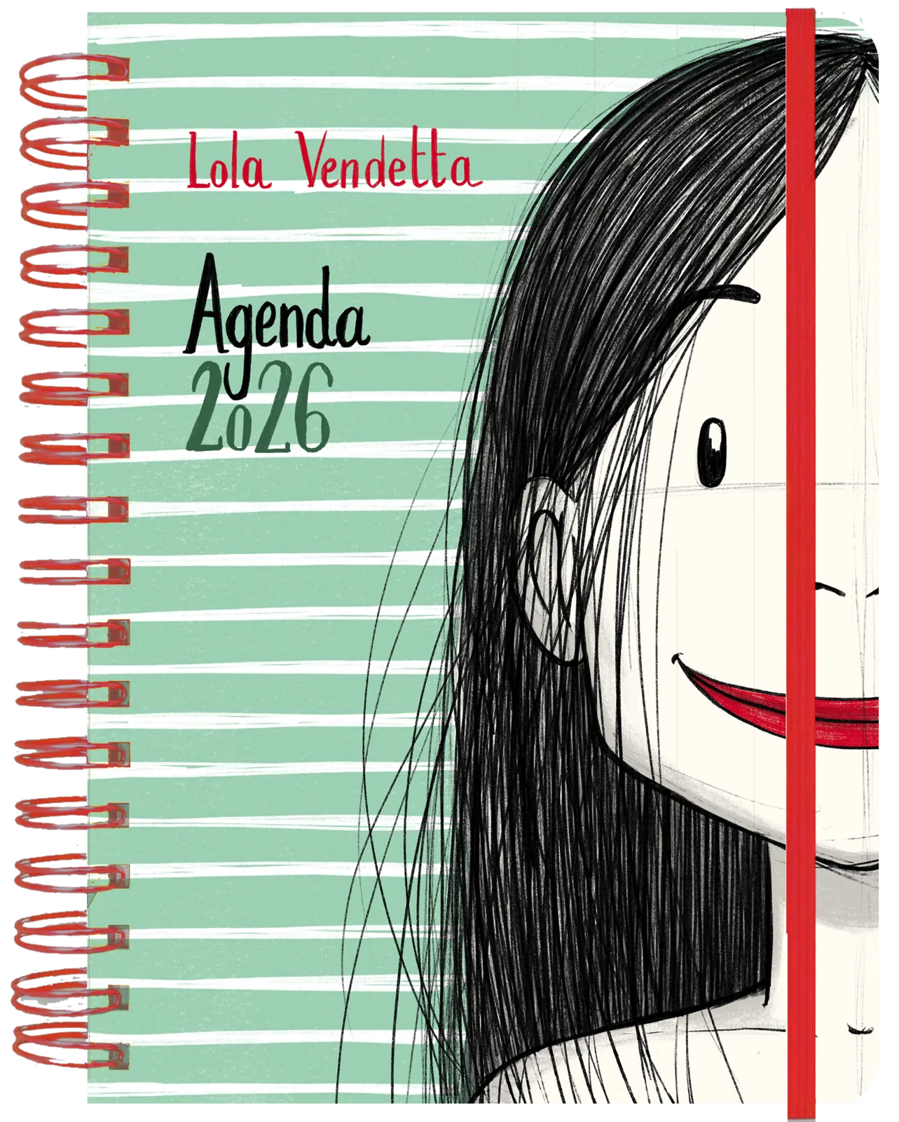 Agenda anual semanal 2026 Lola Vendetta