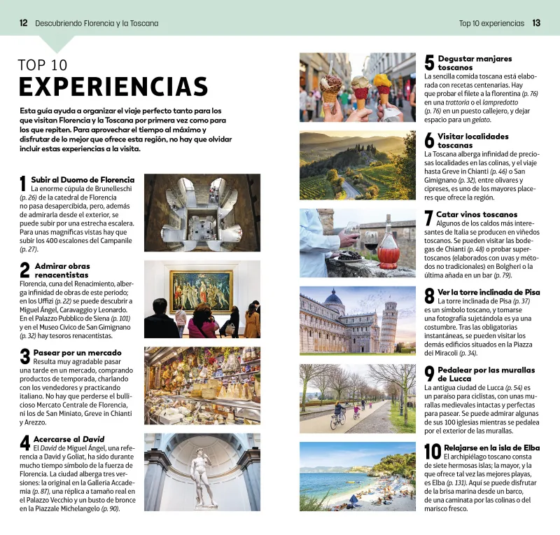 Florencia y La Toscana (Guías Visuales TOP 10)