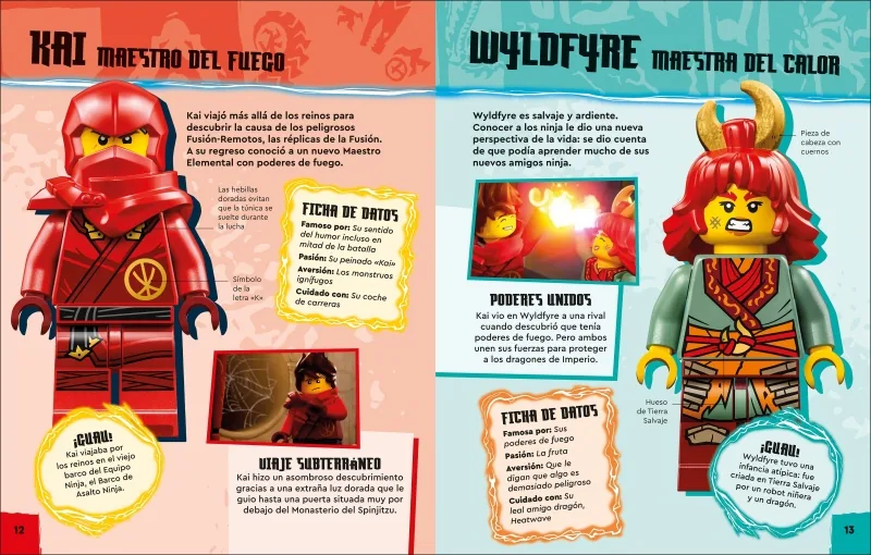 Lego Ninjago. El renacer de los dragones. Enciclopedia de personajes