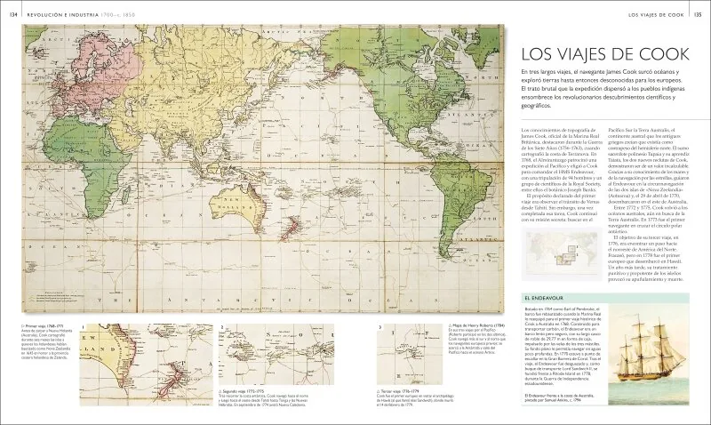 Historia de la exploración mapa a mapa