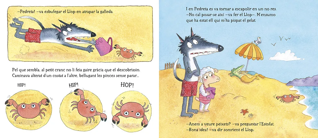 El cranc que va venir a sopar (L'ovelleta que va venir a sopar)