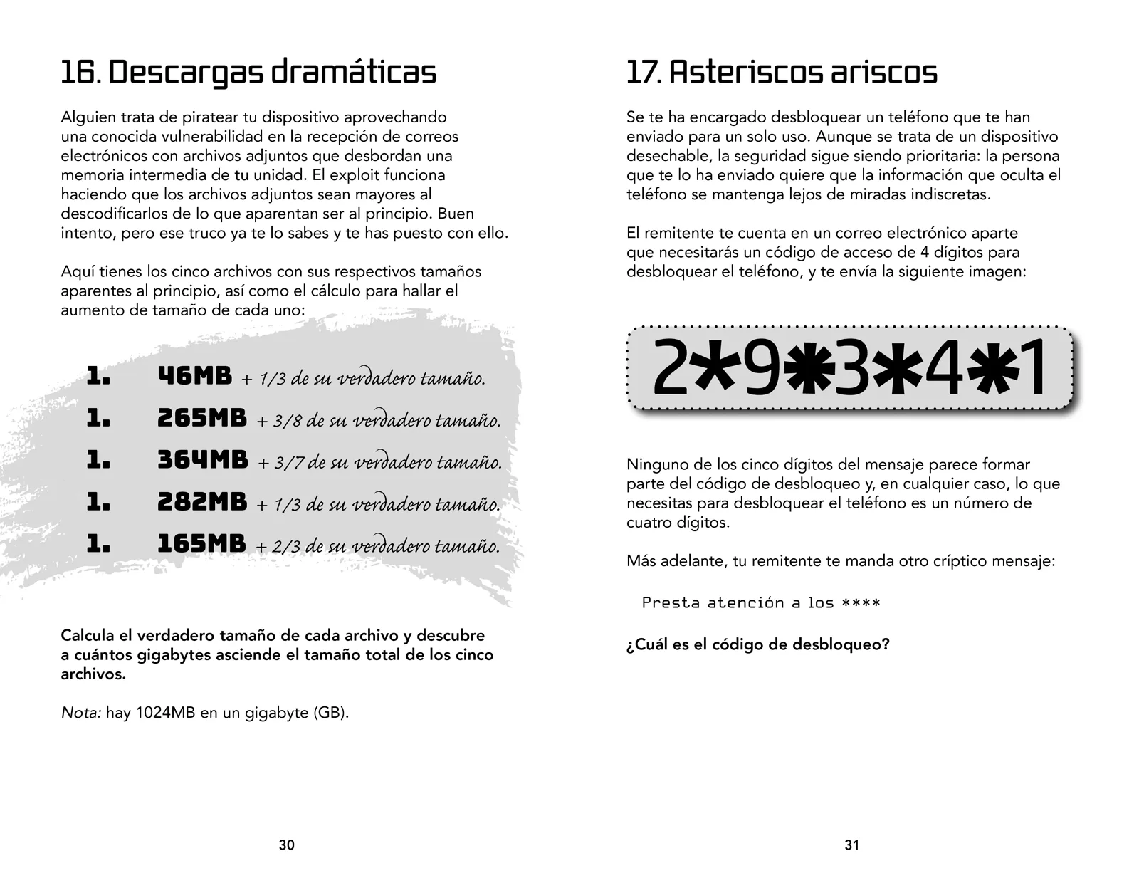Misiones hacker para resolver mientras haces caca