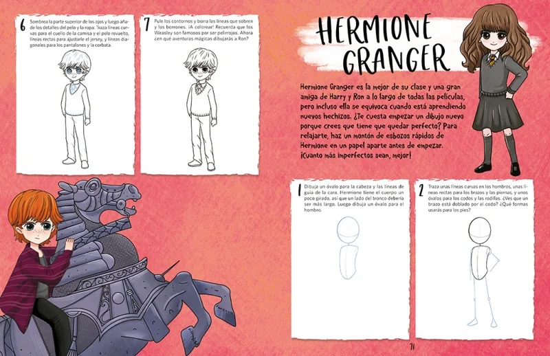 Aprende a dibujar con Harry Potter (libro oficial) (Harry Potter)
