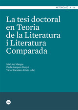 La tesi doctoral en Teoria de la Literatura i Literatura Comparada