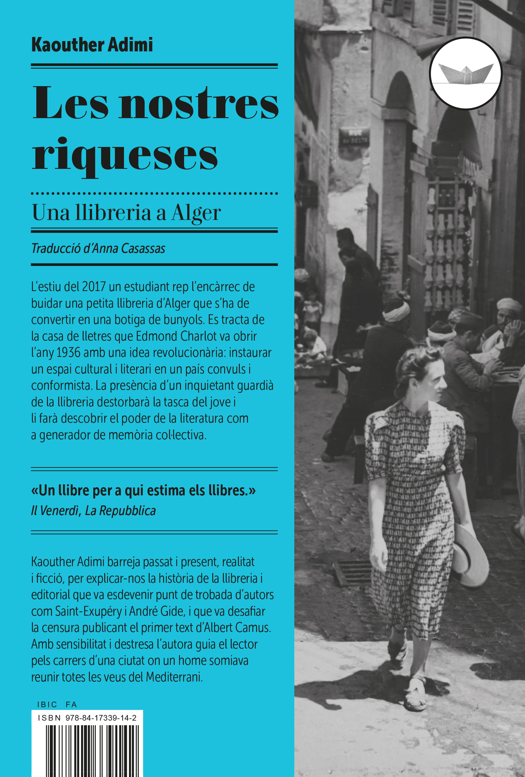 Les nostres riqueses. Una llibreria a Alger (menció especial Premi Llibreter 2019)