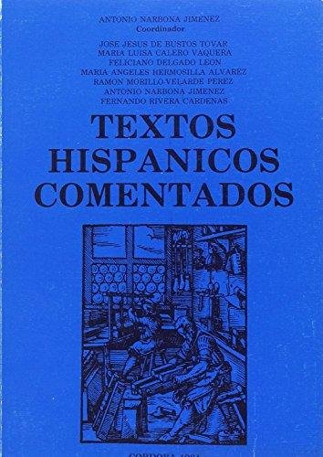 TEXTOS HISPANICOS COMENTADOS