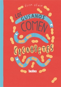 Los gusanos de tierra comen cacahuetes